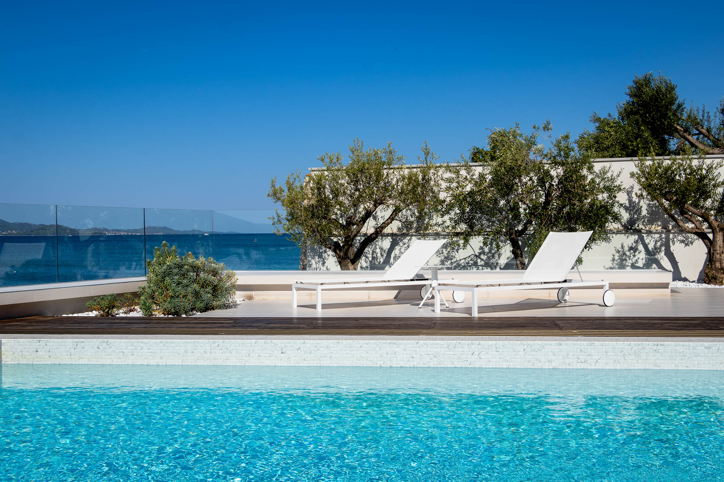 Poolside lounge